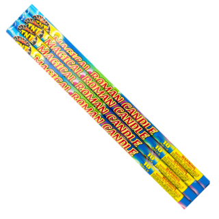 Firework Roman Candles 10 Ball Magical Roman Candle 4 Pack