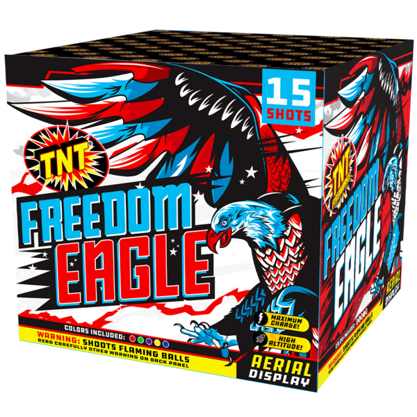 500 Gram Firework Finale Aerials Freedom Eagle
