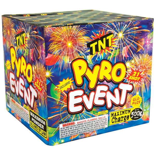 500 Gram Firework Finale Aerials Pyro Event 