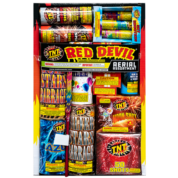 Firework Aerial Assortments Red Devil® Tray   Full C