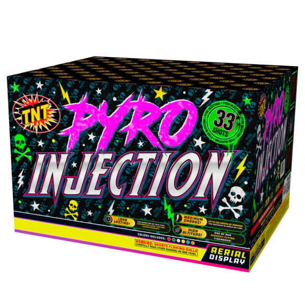 500 Gram Firework Finale Aerials Pyro Injection