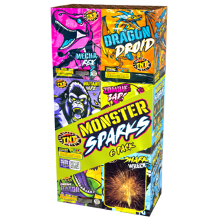 Firework Ground Assortments Monster Sparks 6 Pack