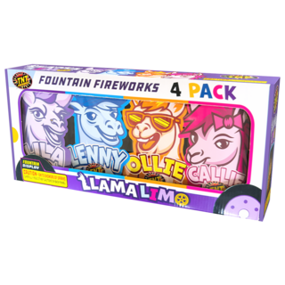 Firework Fountains Llama Limo 4 Pack