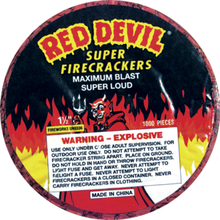 Firework Firecrackers Red Devil® 1000 Roll