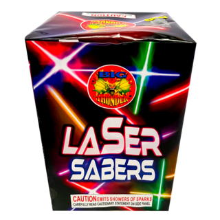 Firework Fountains Laser Sabers