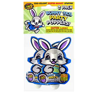 Firework Confetti & Streamers Bunny Tail Party Poppers