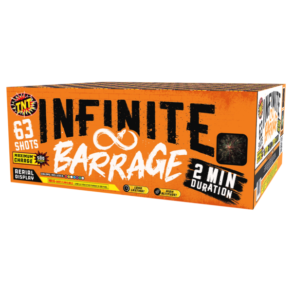 500 Gram Firework Finale Aerials Infinite Barrage