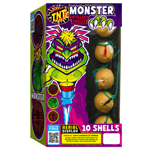 Firework Reloadables Monster® Artillery Shells