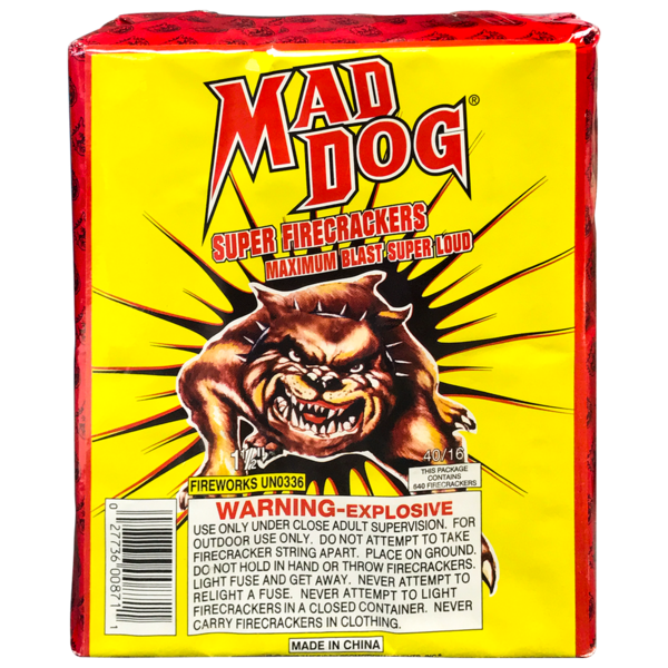 Firework Firecrackers Mad Dog® Firecrackers 40/16