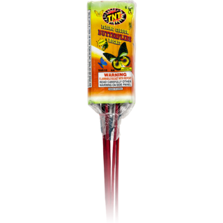 Firework Rockets & Missiles Flying Color Butterflies Rocket