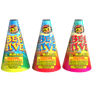 Firework Fountains Bee Hive Cones
