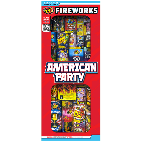 Firework Ground Assortments American Party