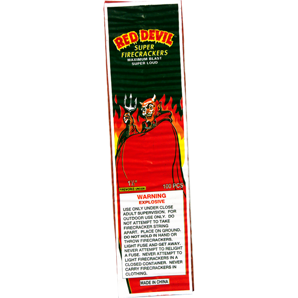 Firework Firecrackers Red Devil® 100 Strip