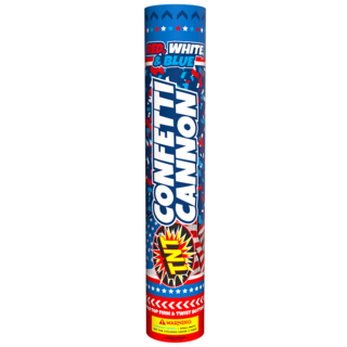 Firework Confetti & Streamers Rwb Confetti Cannon